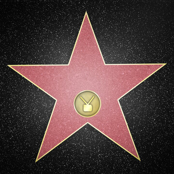 Hollywood Star Framed Boulevard - Television receiver