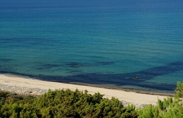 Li Junchi beach and crystal water in Sardinia
