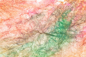 The texture of gouache on paper. Paint