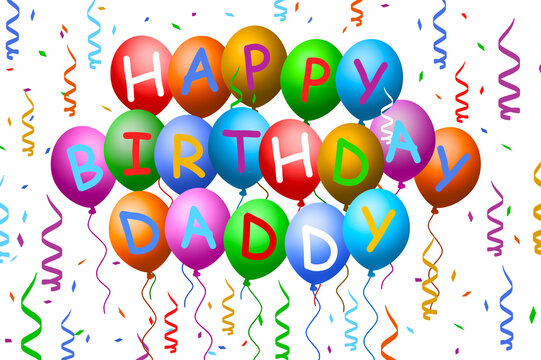 Happy Birthday Daddy Balloons
