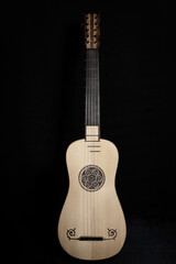 Baroque guitar of the 17th century.