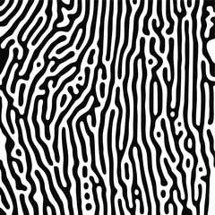 Turing Pattern Seamless Black Background