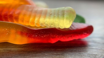 colorful jelly worms