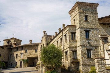 Fototapeta na wymiar Medieval village of Votigno, Emilia-Romagna, Italy