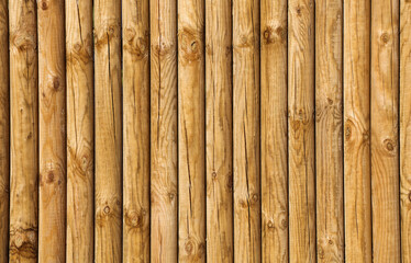 background textura wooden logs.Brown color