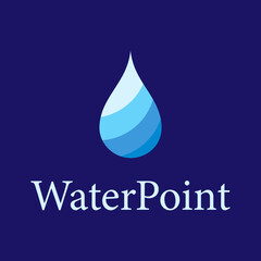 water drop logo design