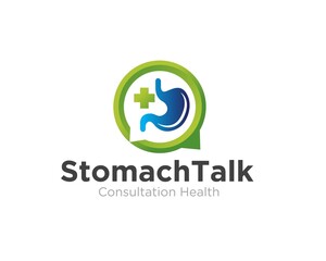 stomach talk consulting logo designs for medical and health service