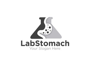 lab stomach logo designs for research health service