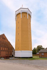 Water and observation tower at Gedser, Falster, Denmark