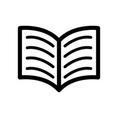 Open book icon