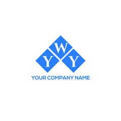 YWY letter logo design on black background. YWY creative initials letter logo concept. YWY letter design.  - obrazy, fototapety, plakaty
