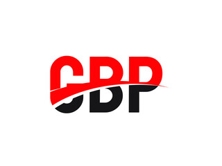 GBP Letter Initial Logo Design Vector Illustration