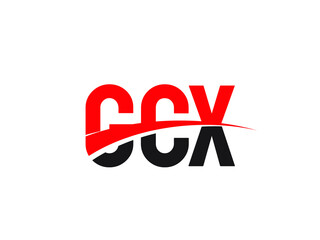 GCX Letter Initial Logo Design Vector Illustration