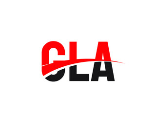 GLA Letter Initial Logo Design Vector Illustration