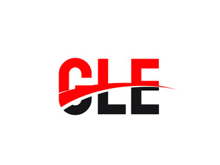 GLE Letter Initial Logo Design Vector Illustration
