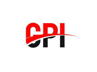 GPI Letter Initial Logo Design Vector Illustration