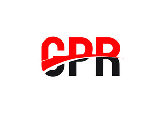 GPR Letter Initial Logo Design Vector Illustration