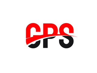 GPS Letter Initial Logo Design Vector Illustration