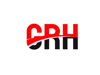 GRH Letter Initial Logo Design Vector Illustration