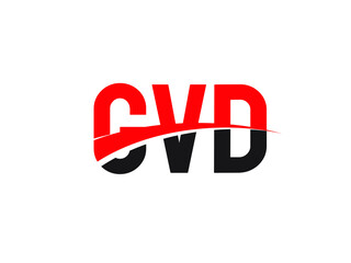 GVD Letter Initial Logo Design Vector Illustration