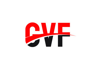 GVF Letter Initial Logo Design Vector Illustration