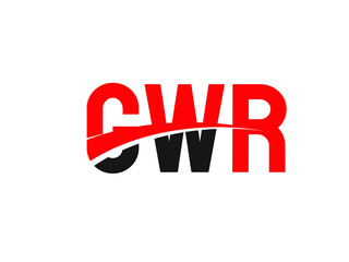 GWR Letter Initial Logo Design Vector Illustration