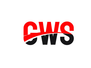 GWS Letter Initial Logo Design Vector Illustration