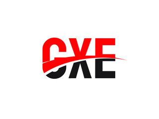 GXE Letter Initial Logo Design Vector Illustration