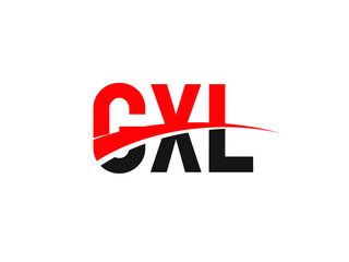 GXL Letter Initial Logo Design Vector Illustration