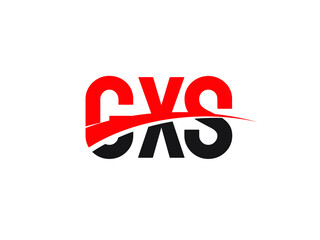 GXS Letter Initial Logo Design Vector Illustration