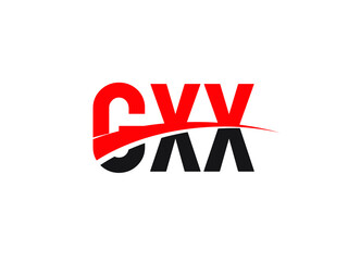 GXX Letter Initial Logo Design Vector Illustration