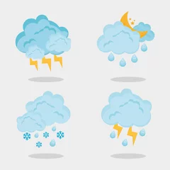 Gardinen weather forecast four items © Gstudio