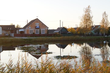 Obraz premium house on the lake