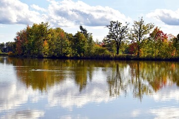 Pond in South Bohemia in Czech Republic, belonging to the natural locality 