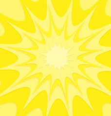 Naklejka na ściany i meble yellow explosion background 