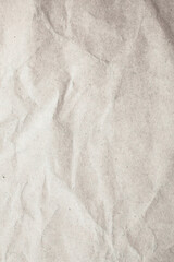 Fototapeta na wymiar Texture white crumpled paper background.