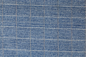 Blue jeans texture background. - obrazy, fototapety, plakaty