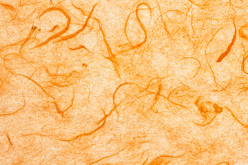 Orange mulberry paper.