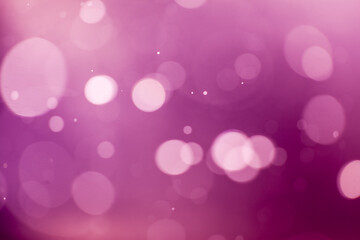 Fototapeta premium Purple lights bokeh background.