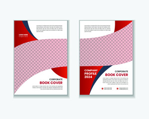 Business Book Cover Design Template in A4. Easy to adapt to Brochure, Annual Report, Magazine, Poster, Corporate Presentation, Flyer, Banner, Website