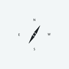 Compass vector icon illustration sign