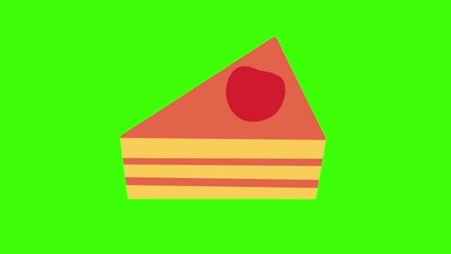 green screen , party icon , cake