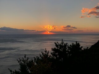 sunrise over the sea