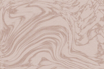 Abstract background. Marble stamp leave texture. Pastel brown pink. Illustration art design.