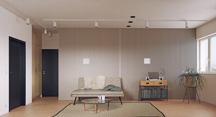 compact apartment design concept