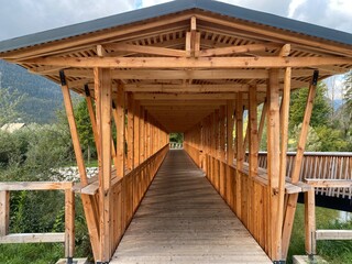 Beautiful bridge construction in Slovenia