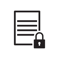 document security lock icon