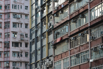 the residential building at Yau Tsim Mong District, hk 16 Oct 2021