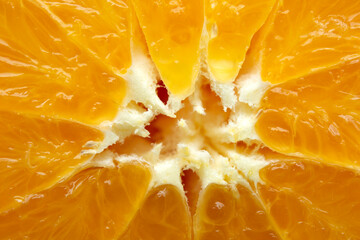 Close-up cut of an orange © Y.Skybyk
