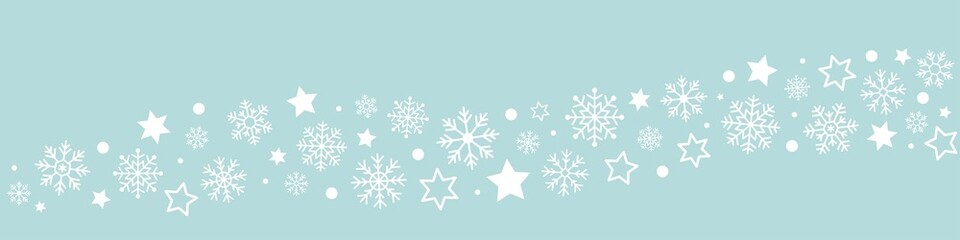 Snowflake line icon set. Snow fall sign isolated vector flake. Snowflake winter decoration symbol.